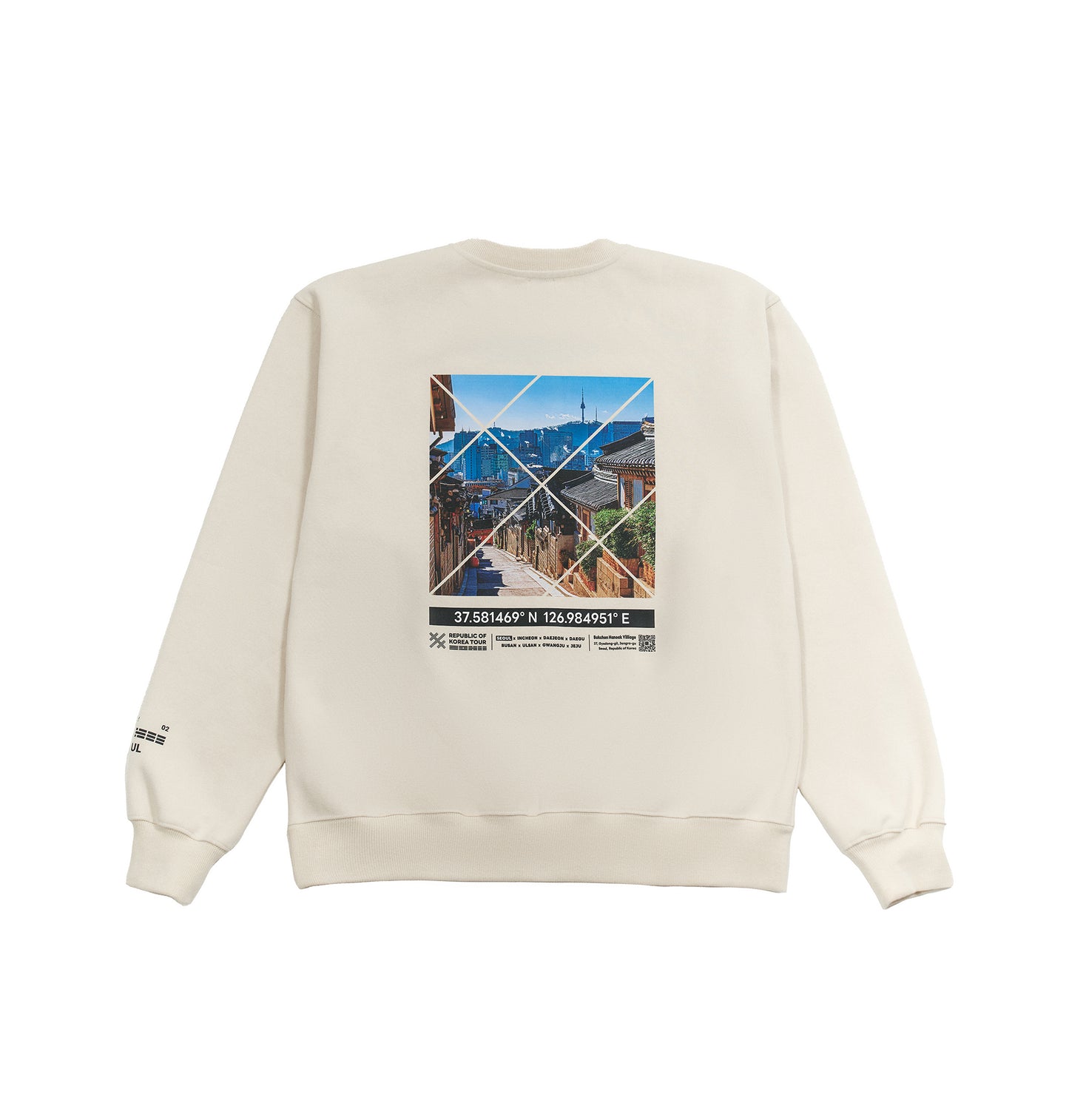 KOREA TOUR | THE DAY OF SEOUL SWEATSHIRTS CREAM