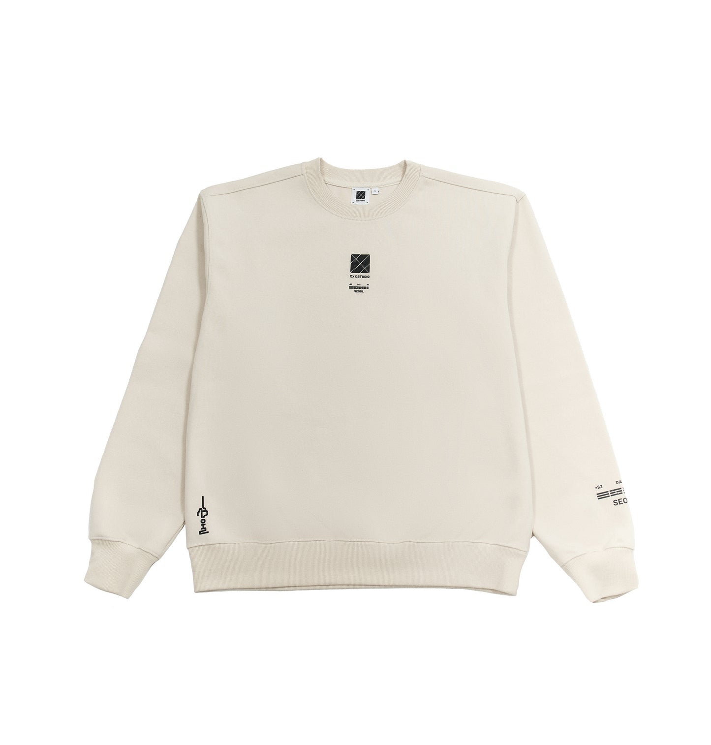 KOREA TOUR | THE DAY OF SEOUL SWEATSHIRTS CREAM